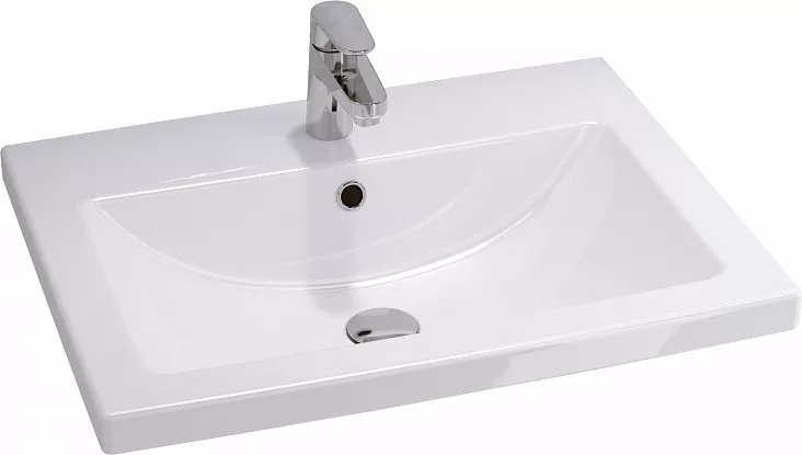 Мебельная раковина Aquanet Порто 60 см (00183659), цвет белый - фото 1