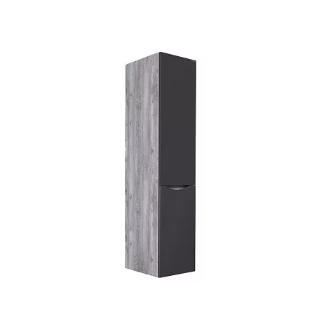Шкаф пенал для ванной Grossman ТАЛИС бетон пайн/серый (303507) - фото 1