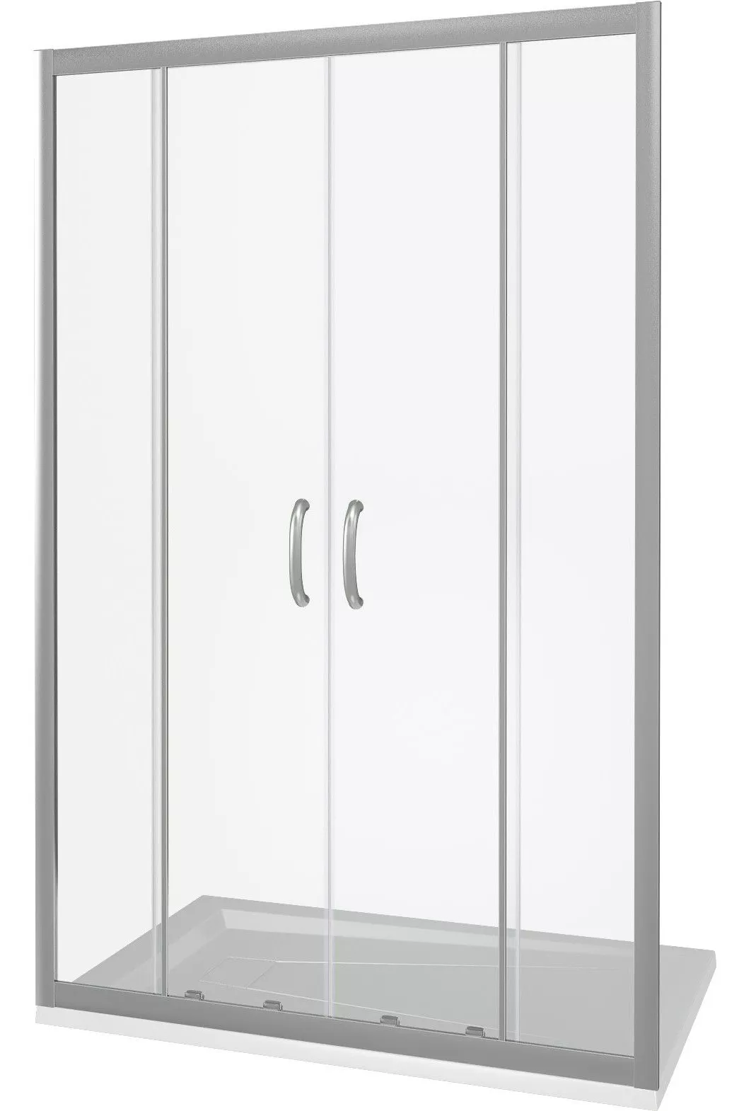 Душевая дверь в нишу Good Door Infinity 190х185 профиль хром стекло прозрачное