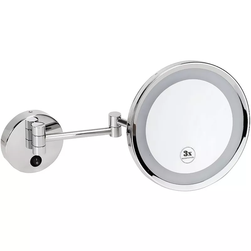 Косметическое зеркало Bemeta Cosmetic mirrors 24 с подсветкой 116401772 - фото 1