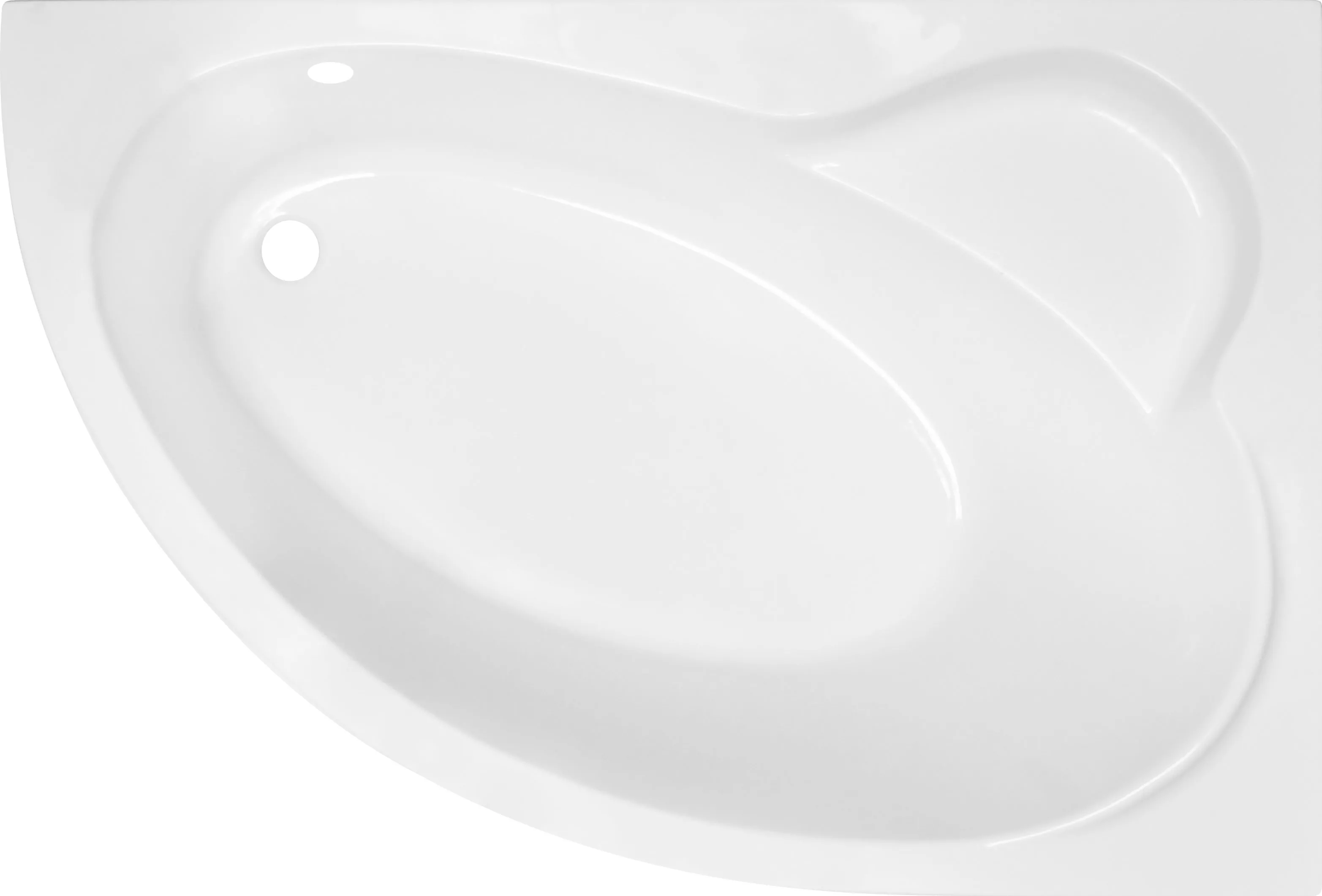 Акриловая ванна Royal bath Alpine 140x95 см (RB 819103 R), цвет белый - фото 1
