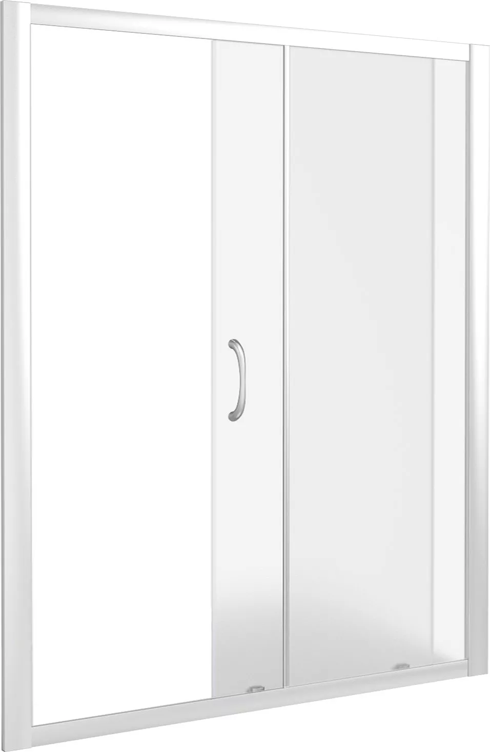 Душевая дверь в нишу Good Door Latte WTW-140-G-WE, цвет белый ЛА00025 - фото 1