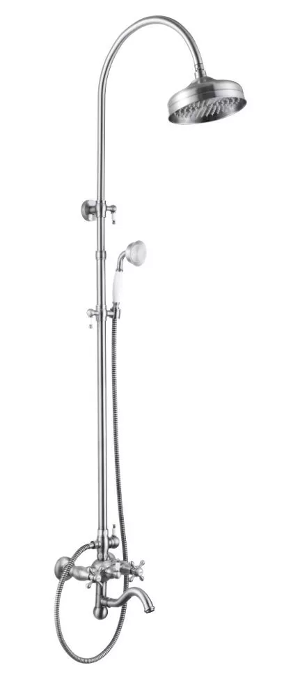 

Душевая стойка Aksy Bagno PRIMAVERA (Pr-2005-2004 chrome), Хром;белый