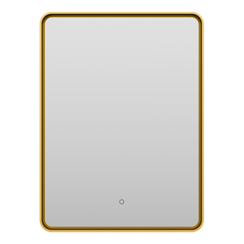 Зеркало Brevita Mercury 60x80 с подсветкой, золото (MER-Rett6-060/80-gold) MER-Rett6-060/80-gold - фото 1