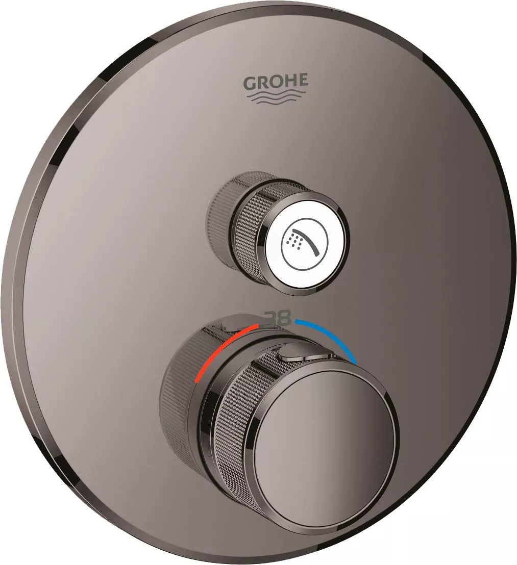 

Термостат Grohe Grohtherm SmartControl 29118A00 для душа, темный графит