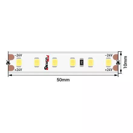 

Светодиодная влагозащищенная лента DesignLed 14,4W/m 120120Led/m 2835SMD теплый белый 5M DSG2120-24-WW-65 007784