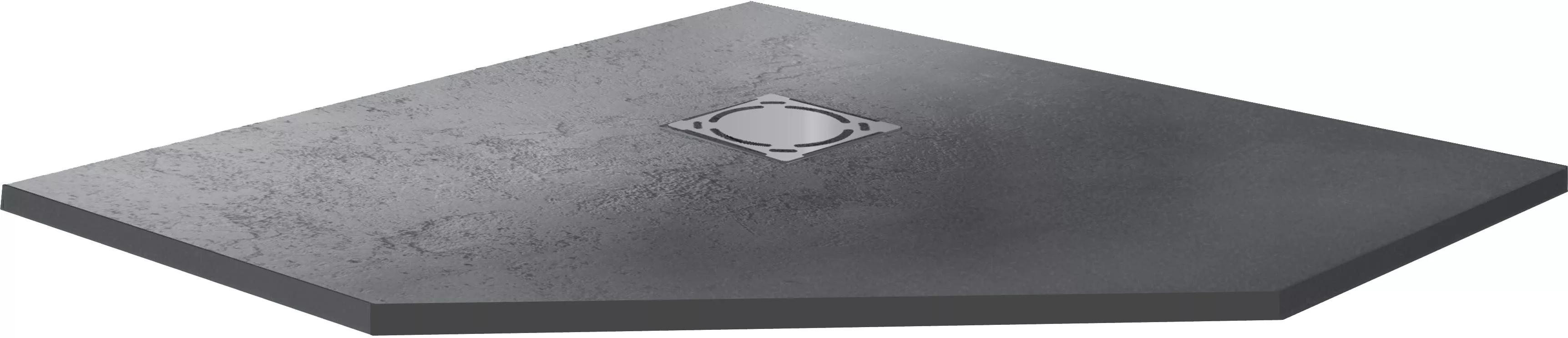Поддон для душа RGW Stone Tray ST/T-0099G 90х90х2,5 с сифоном, цвет серый