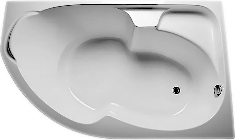 Акриловая ванна 1MarKa Diana R 170x105, цвет белый 4604613000110 - фото 1