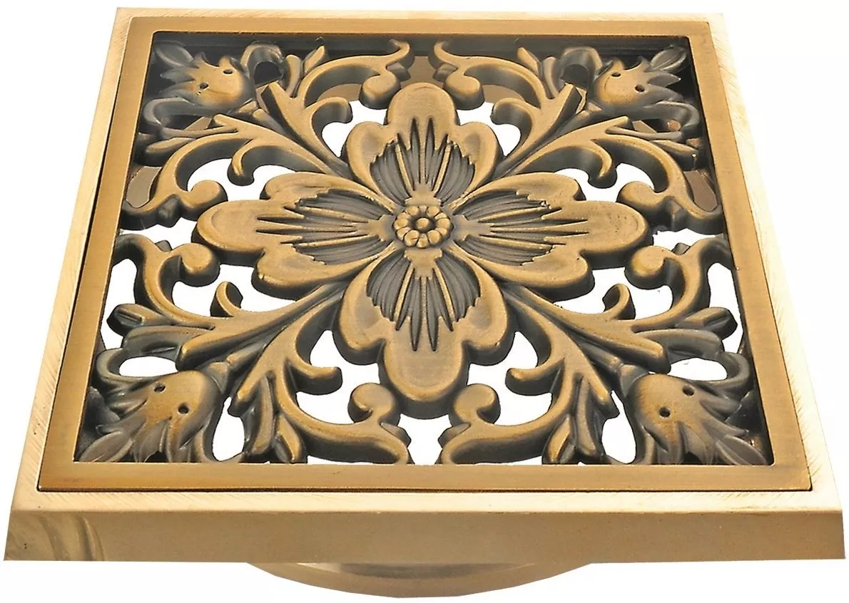 Дизайн-решетка Bronze de Luxe  (21975), цвет бронза