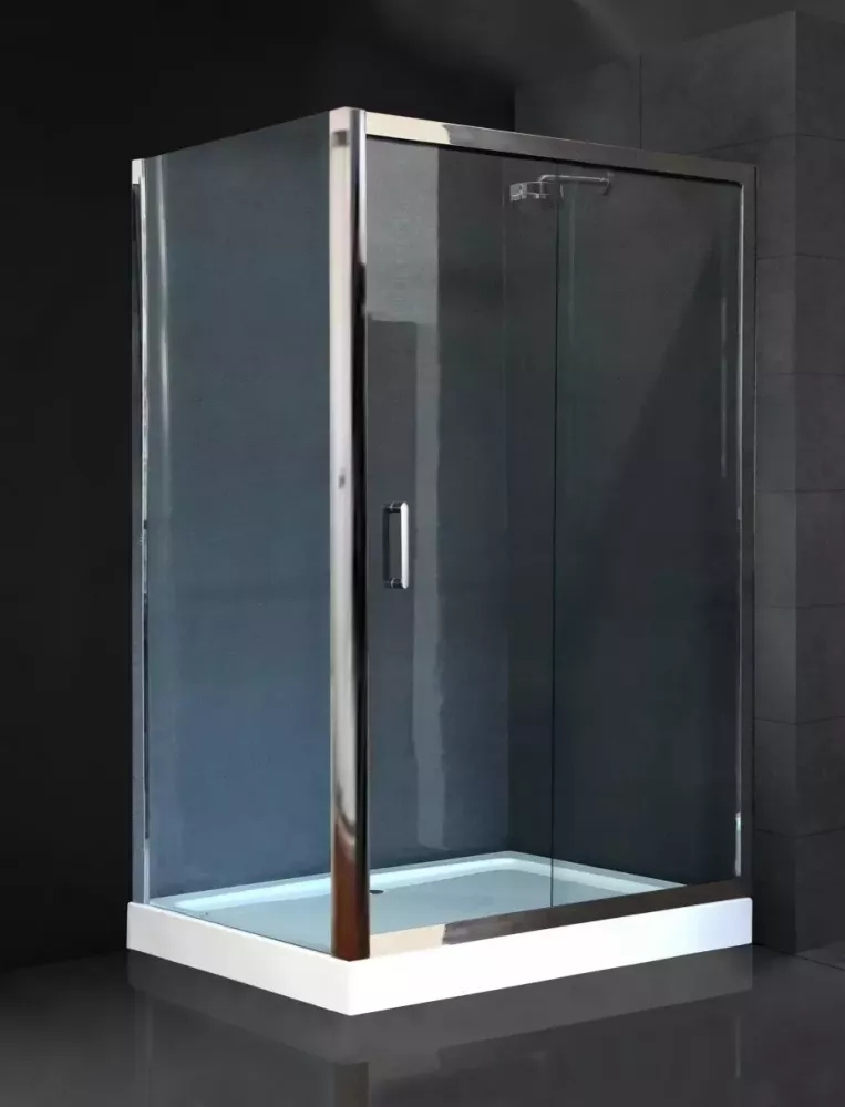 Душевой уголок Royal Bath HPS 120х90 профиль хром стекло прозрачное RB9120HPS-T-CH - фото 1
