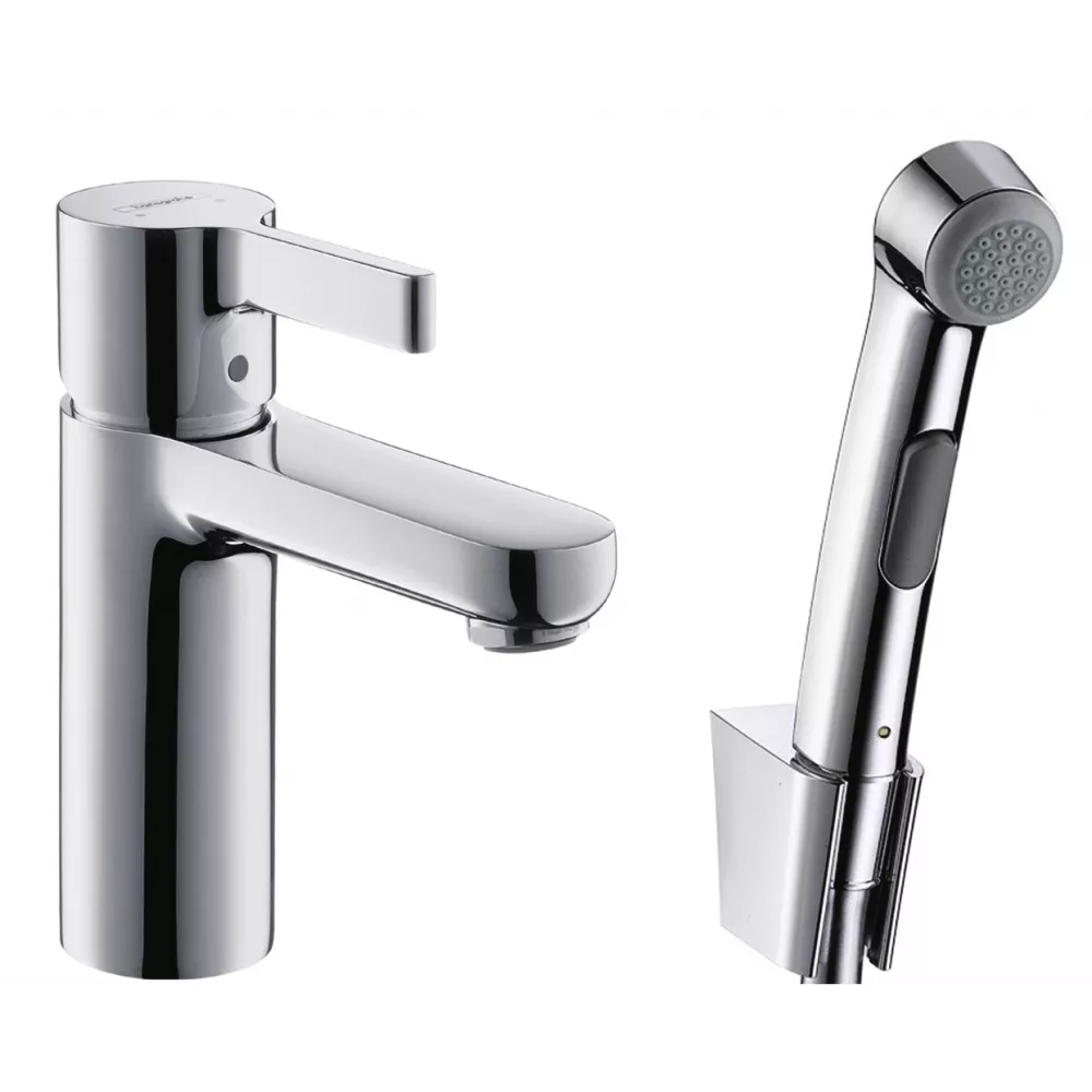 

Смеситель Hansgrohe Metris S 31160000 для раковины с гигиеническим душем