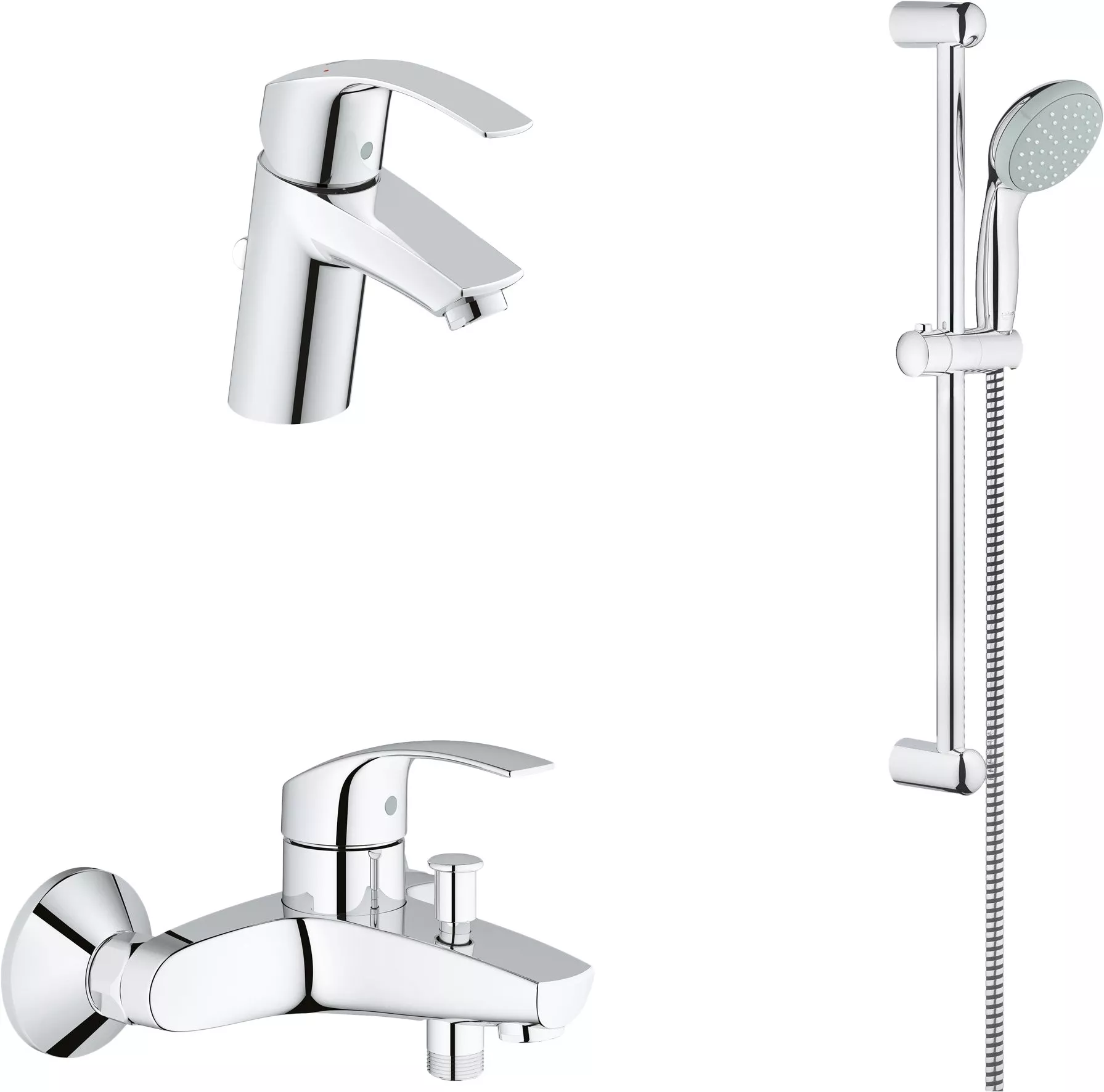 Комплект смесителей Grohe  (124446), цвет хром