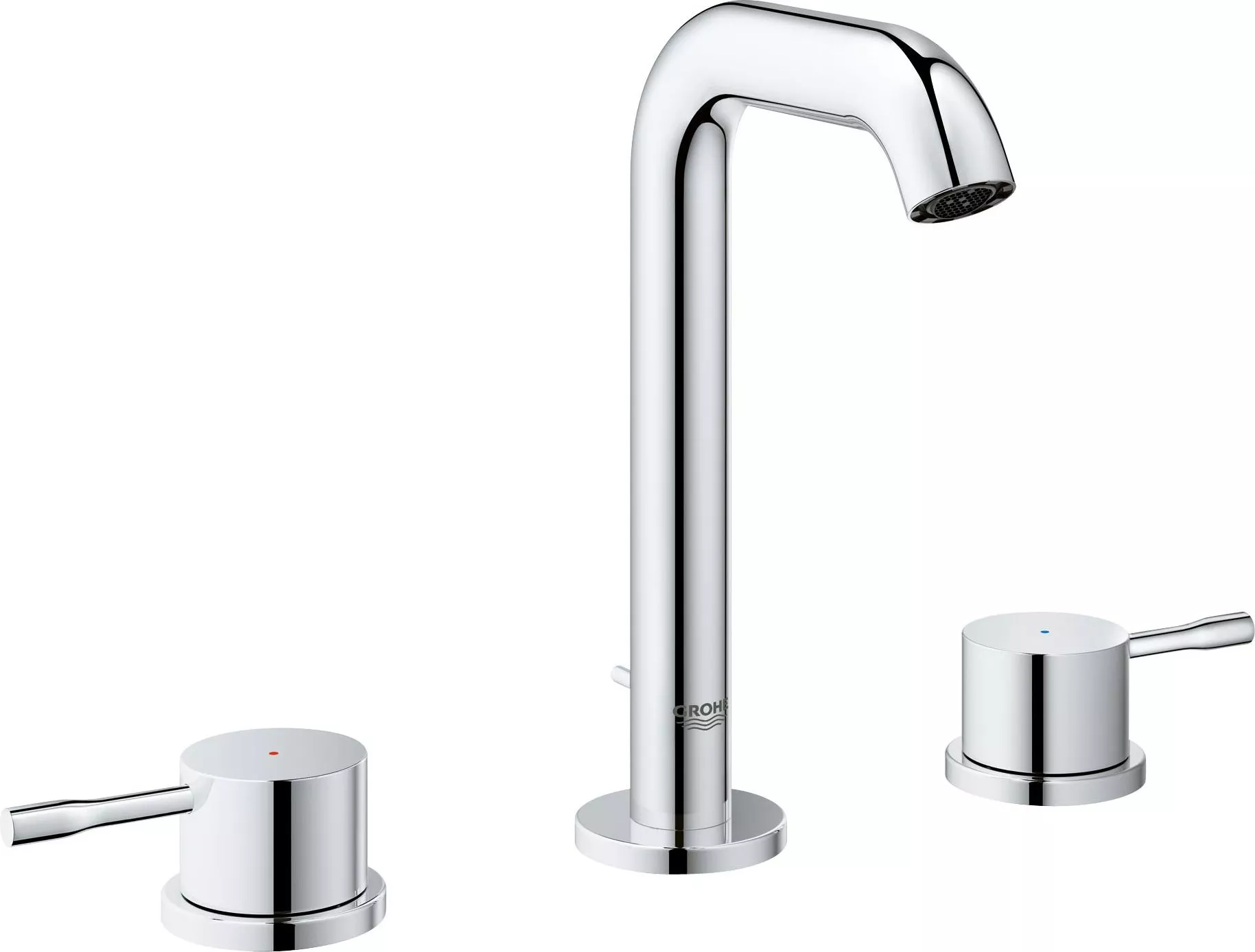 Смеситель для кухни grohe essence с высоким изливом и выдвижной лейкой хром 30270000