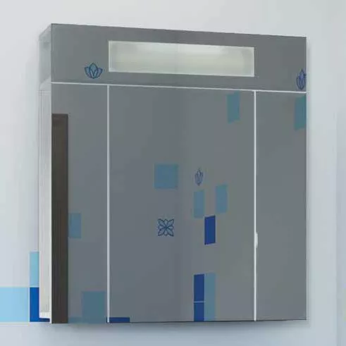 Зеркало-шкаф Vod-Ok Квадро 70, размер 70, цвет белый 00000528 - фото 1