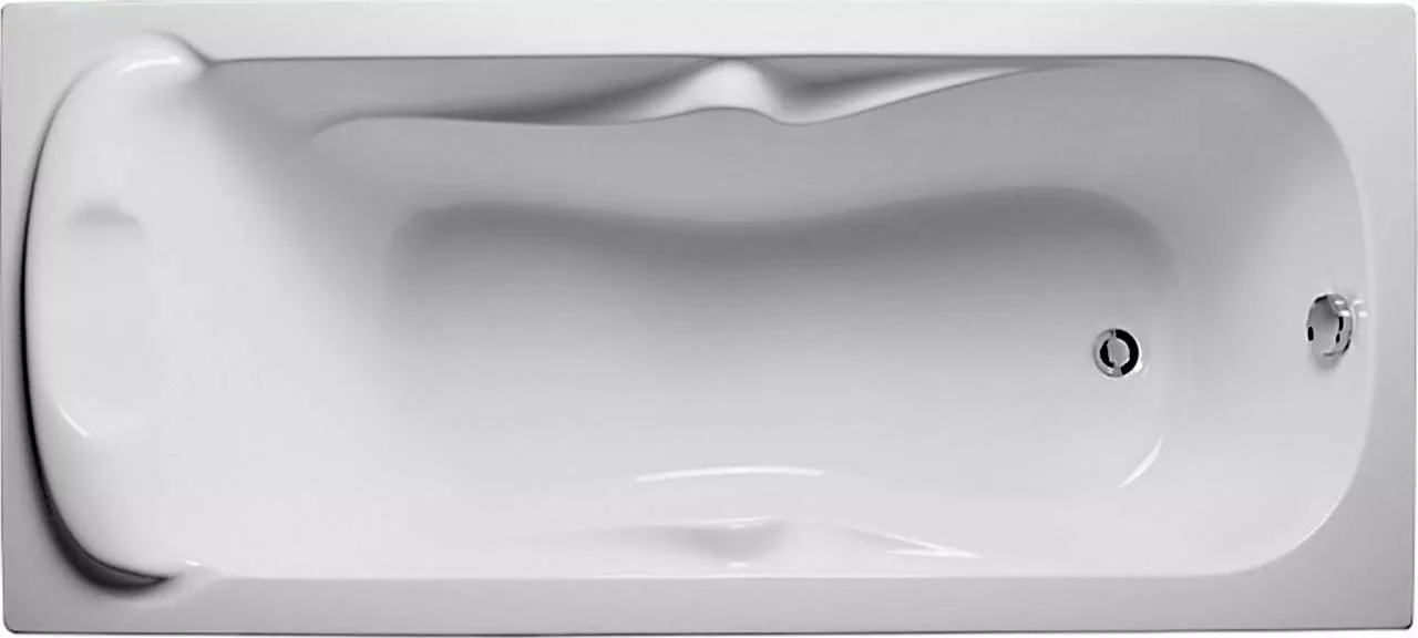 Акриловая ванна Marka One Dipsa 170x75, цвет белый 4604613000011 - фото 1