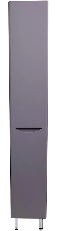 Шкаф-пенал Style Line Бергамо 30 L с бельевой корзиной серый СС-00002327 - фото 1