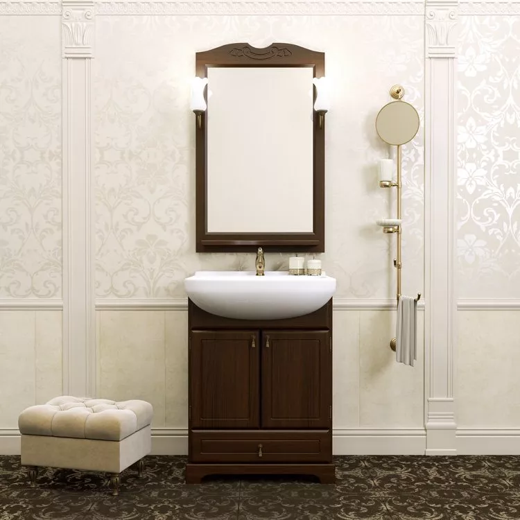 Мебель для ванной Opadiris Клио 65 нагал, размер 65, цвет белый - фото 1