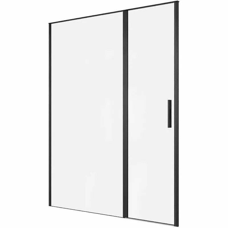 Душевая дверь Allen Brau Priority 160 профиль черный матовый стекло прозрачное
