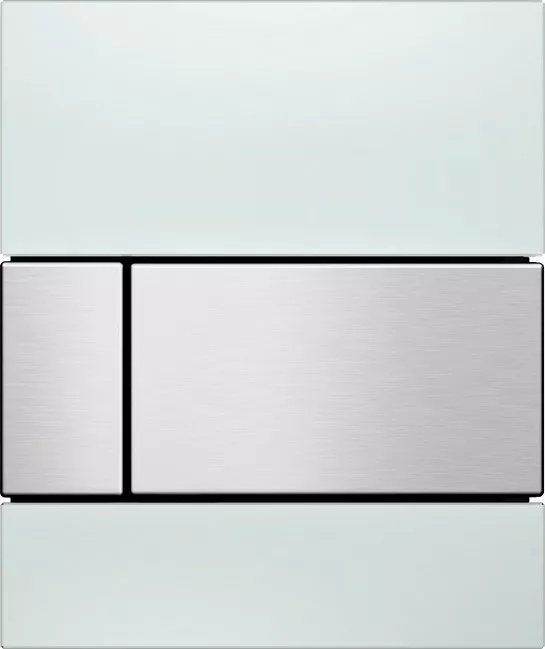 Кнопка смыва Tece Square сатин, нержавеющая сталь (9242801), цвет белый - фото 1