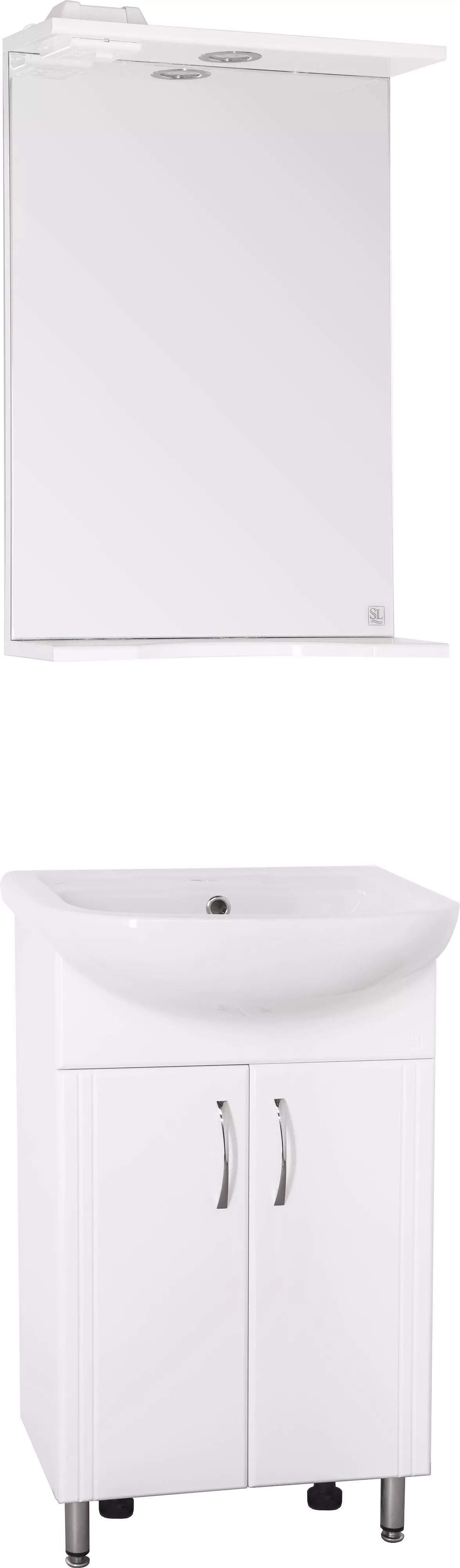 Мебель для ванной Style Line Эко Стандарт №9 50 белая - фото 1