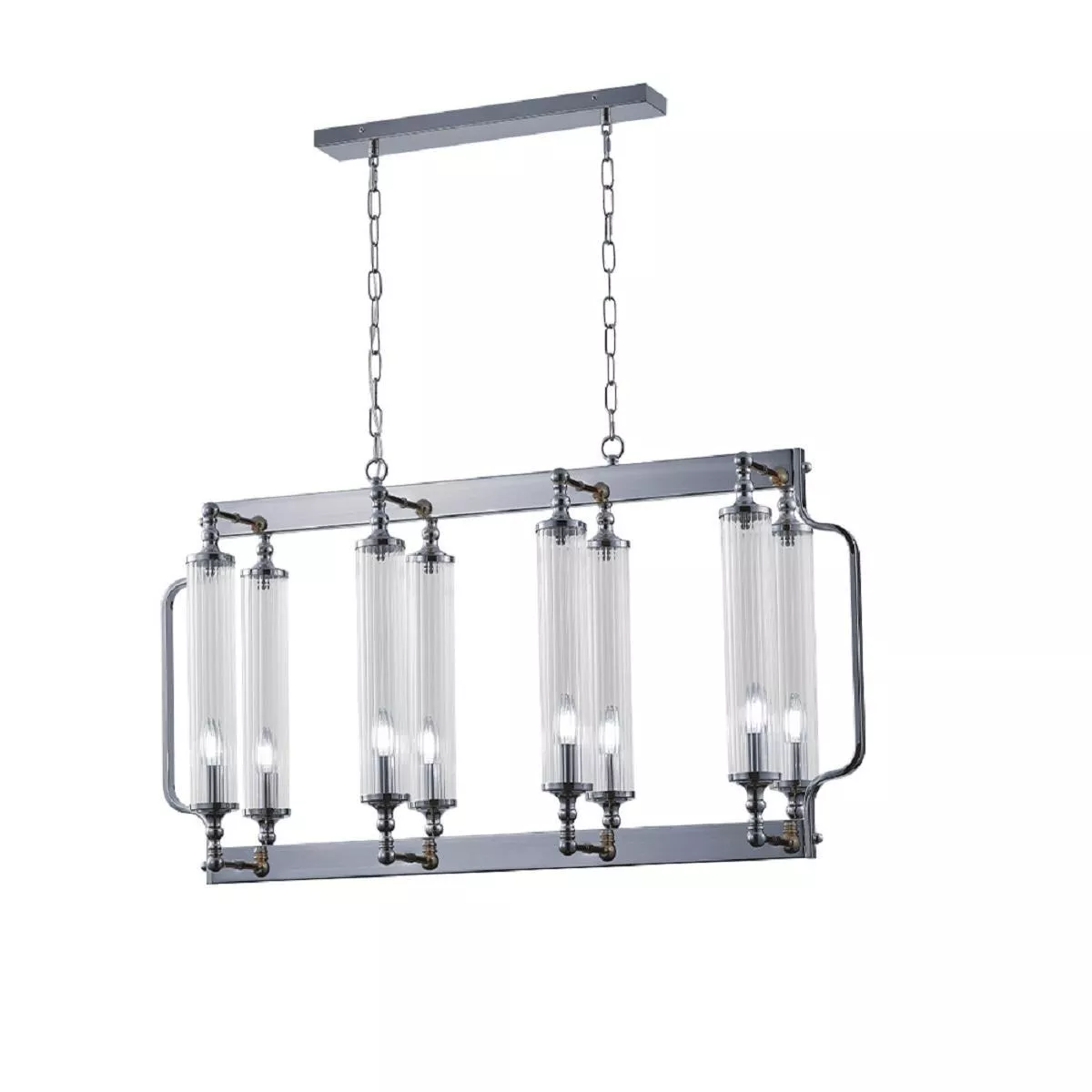 

Подвесная люстра Crystal Lux TOMAS SP8 L1000 CHROME