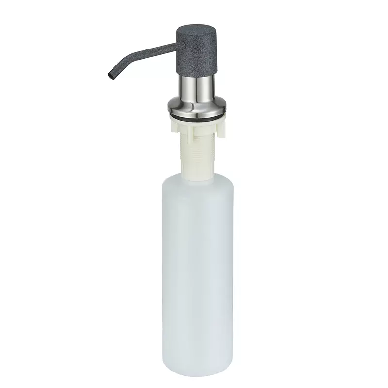Дозатор жидкого мыла кухонный Granula серый матовый GR-1403 графит - фото 1