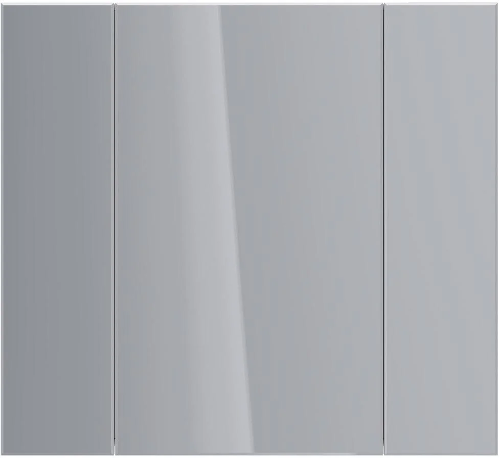 Зеркало-шкаф Lemark Universal 90х80 белый глянец