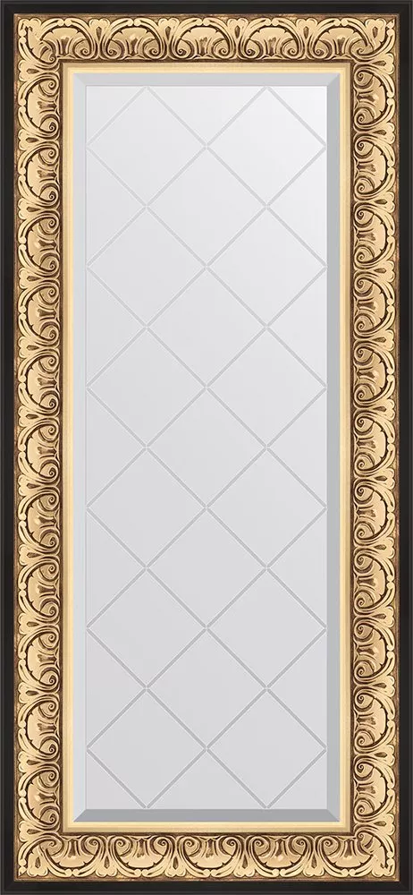 Зеркало в ванную Evoform  60 см (BY 4079), размер 60, цвет золото - фото 1