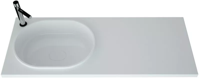 Раковина над стиральной машиной Andrea Bruks L, цвет белый 4680028070580 - фото 1