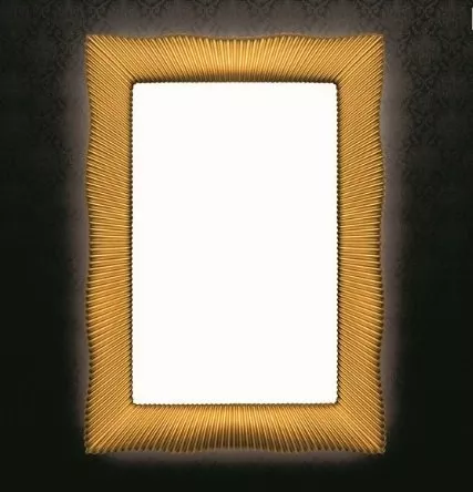 Зеркало в ванную Boheme  80 см (521), цвет золото - фото 1