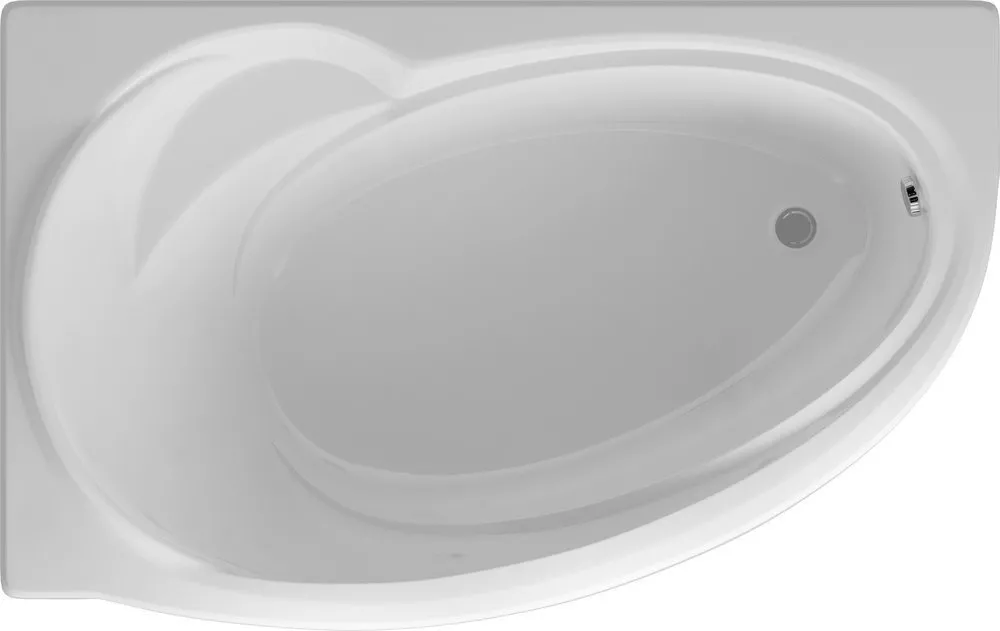Акриловая ванна Aquatek Бетта 160 L, с фронтальным экраном BET160-0000027 - фото 1