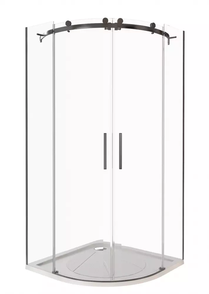 Душевой уголок Good Door Galaxy R-TD-90-C-B, цвет черный ГЛ00018 - фото 1