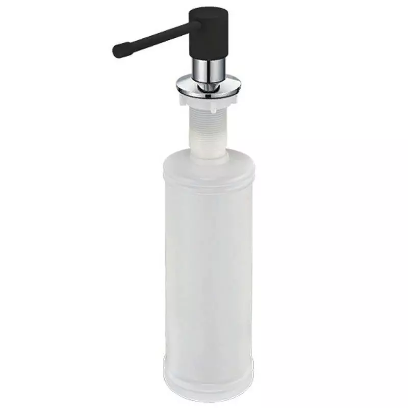 Дозатор для жидкого мыла кухонный Granula черный матовый GR-05 D турмалин - фото 1