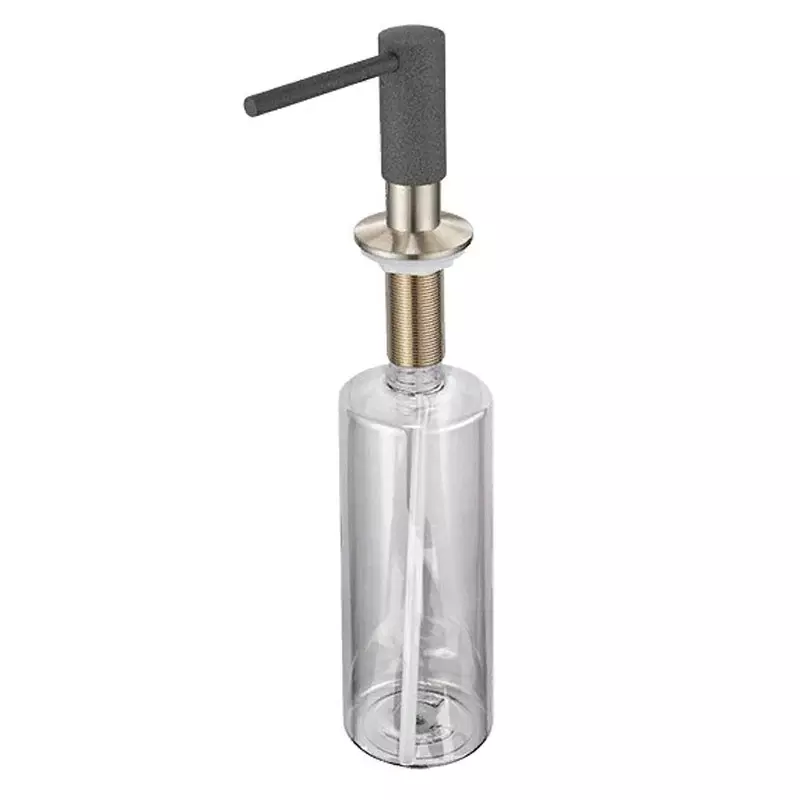 Дозатор для жидкого мыла кухонный Granula серый матовый GR-018 D графит - фото 1
