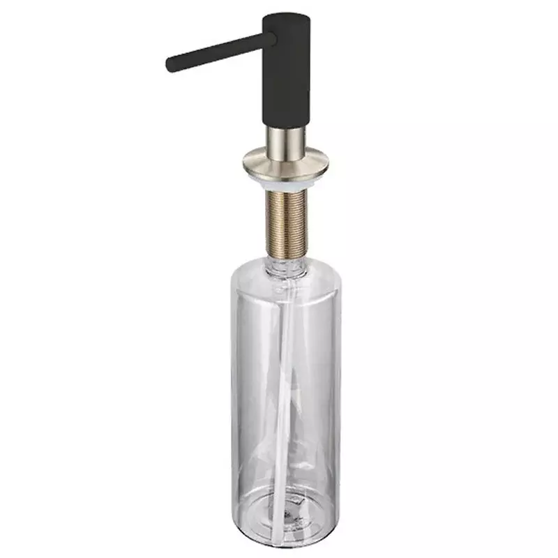 Дозатор для жидкого мыла кухонный Granula черный матовый GR-018 D турмалин - фото 1