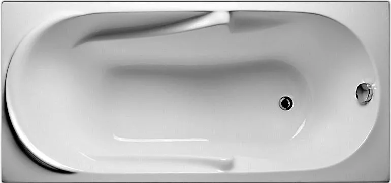 Акриловая ванна Marka One Kleo 160x75, цвет белый 4604613000080 - фото 1