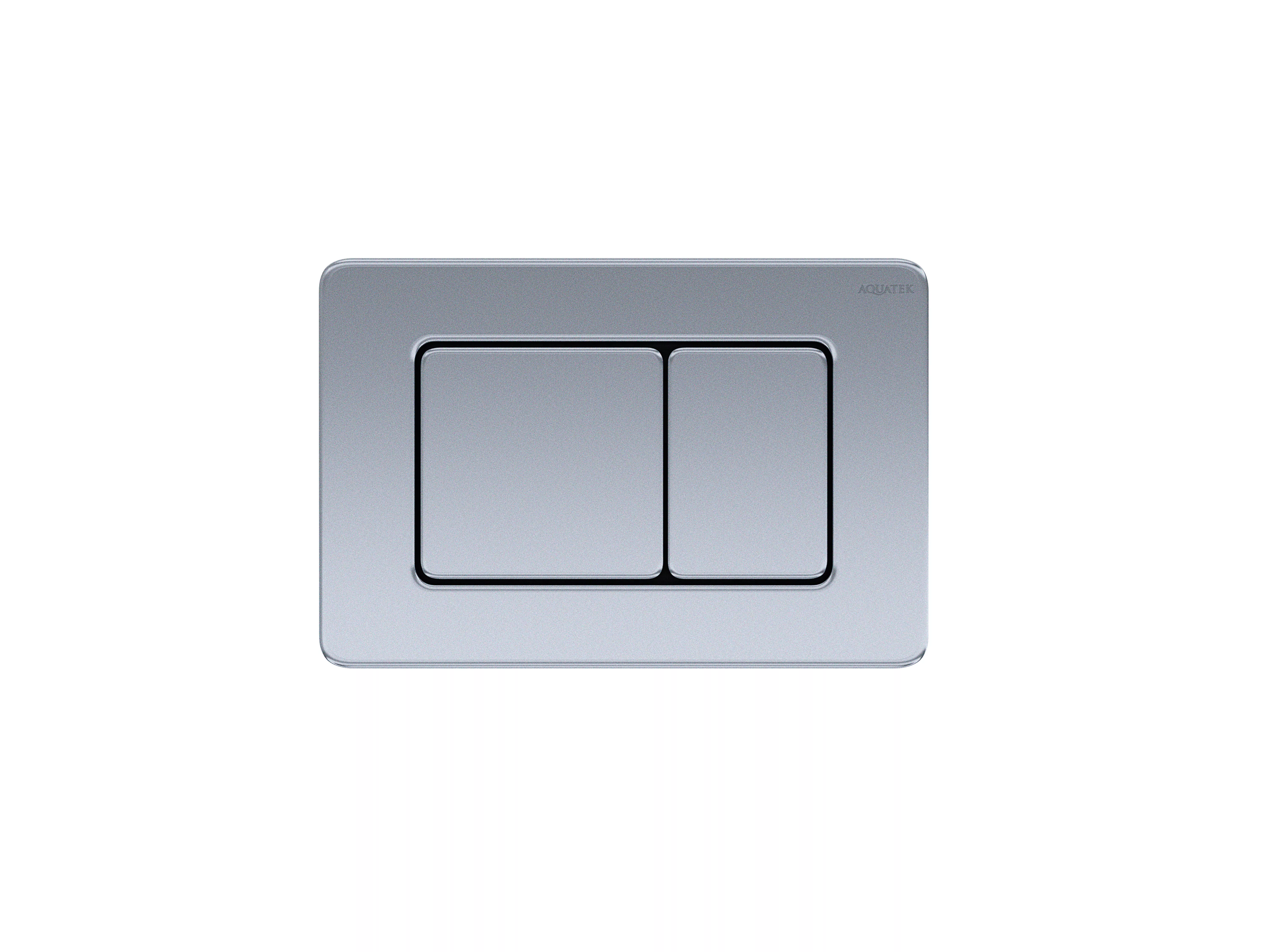 KDI-0000032 (003A) Панель смыва нержавеющая сталь (клавиша квадрат)