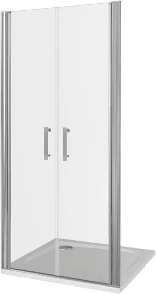 Душевая дверь в нишу Good Door Mokka SD-90-C-WE, цвет хром МК00003 - фото 1