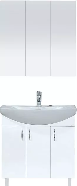 Мебель для ванной Misty Балтика 80 прямая, размер 80, цвет белый - фото 1