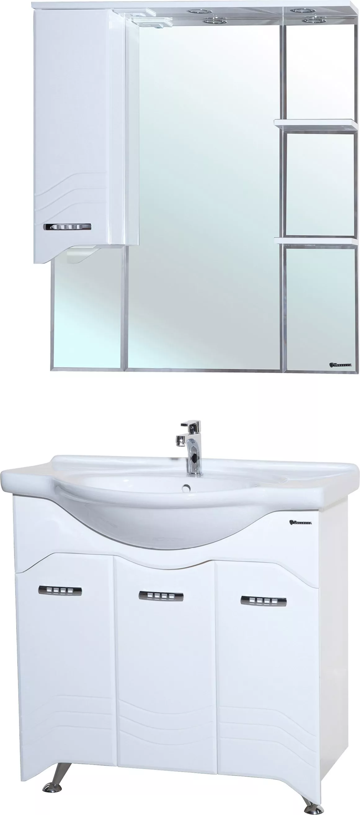 Мебель для ванной Bellezza Дрея 85, размер 88, цвет белый - фото 1