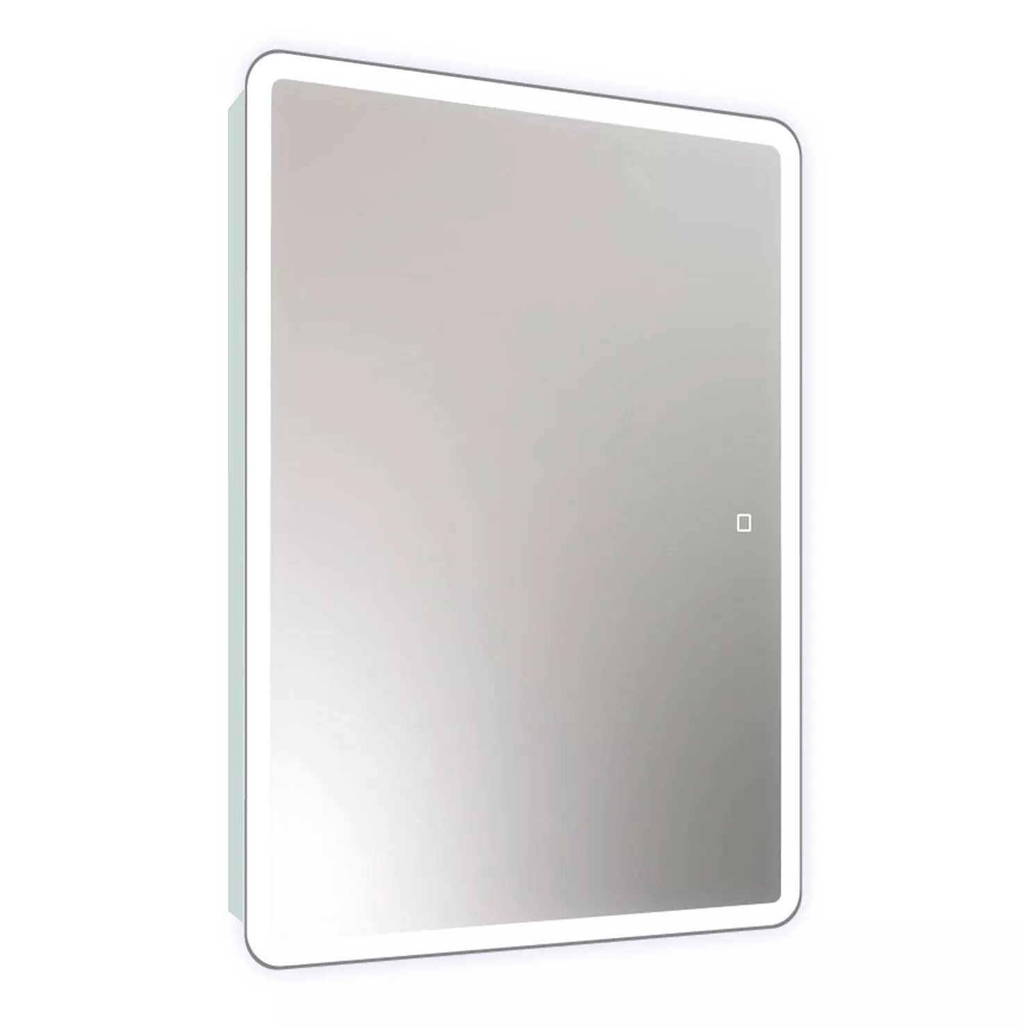 Зеркало-шкаф Continent Emotion 50х80 с подсветкой белый МВК128 - фото 1
