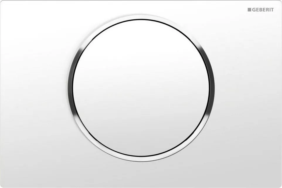 Кнопка смыва Geberit Sigma10 белый, хром (115.758.KJ.5) - фото 1