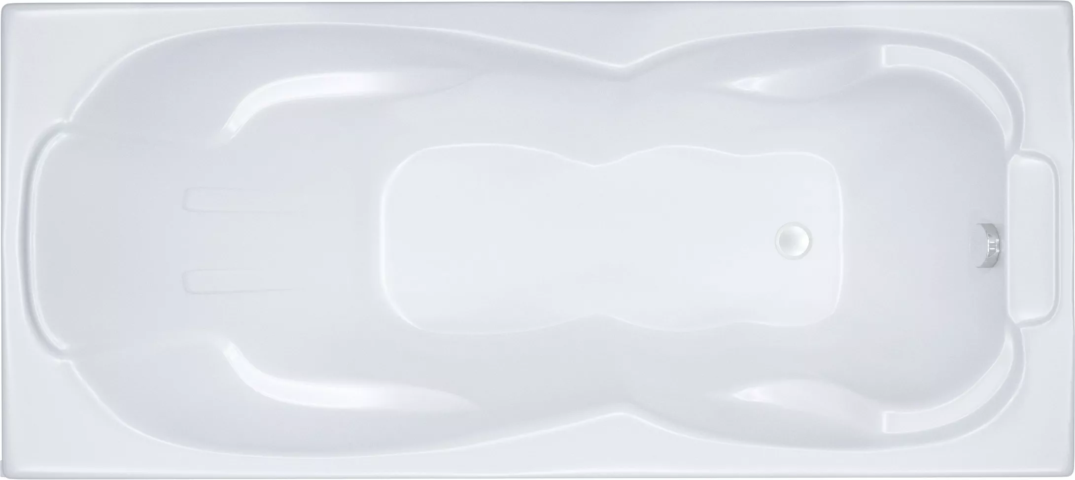 Акриловая ванна Triton Цезарь 180x80 см (Н0000000219), цвет белый - фото 1