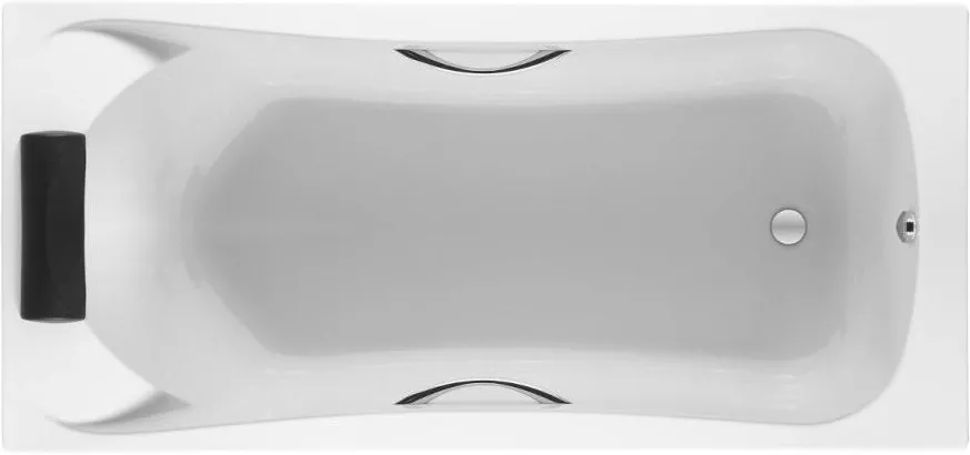 Акриловая ванна Roca BeCool 180x80 без гидромассажа, цвет белый ZRU9302782 - фото 1