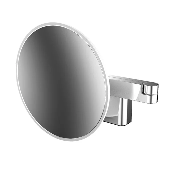 Emco Evo Косметическое зеркало, LED, Ø209mm, 2-колено, 5x увелич., цвет хром 1095 060 30 - фото 1