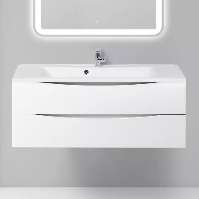 

Тумба с раковиной BelBagno Marino 120 bianco lucido