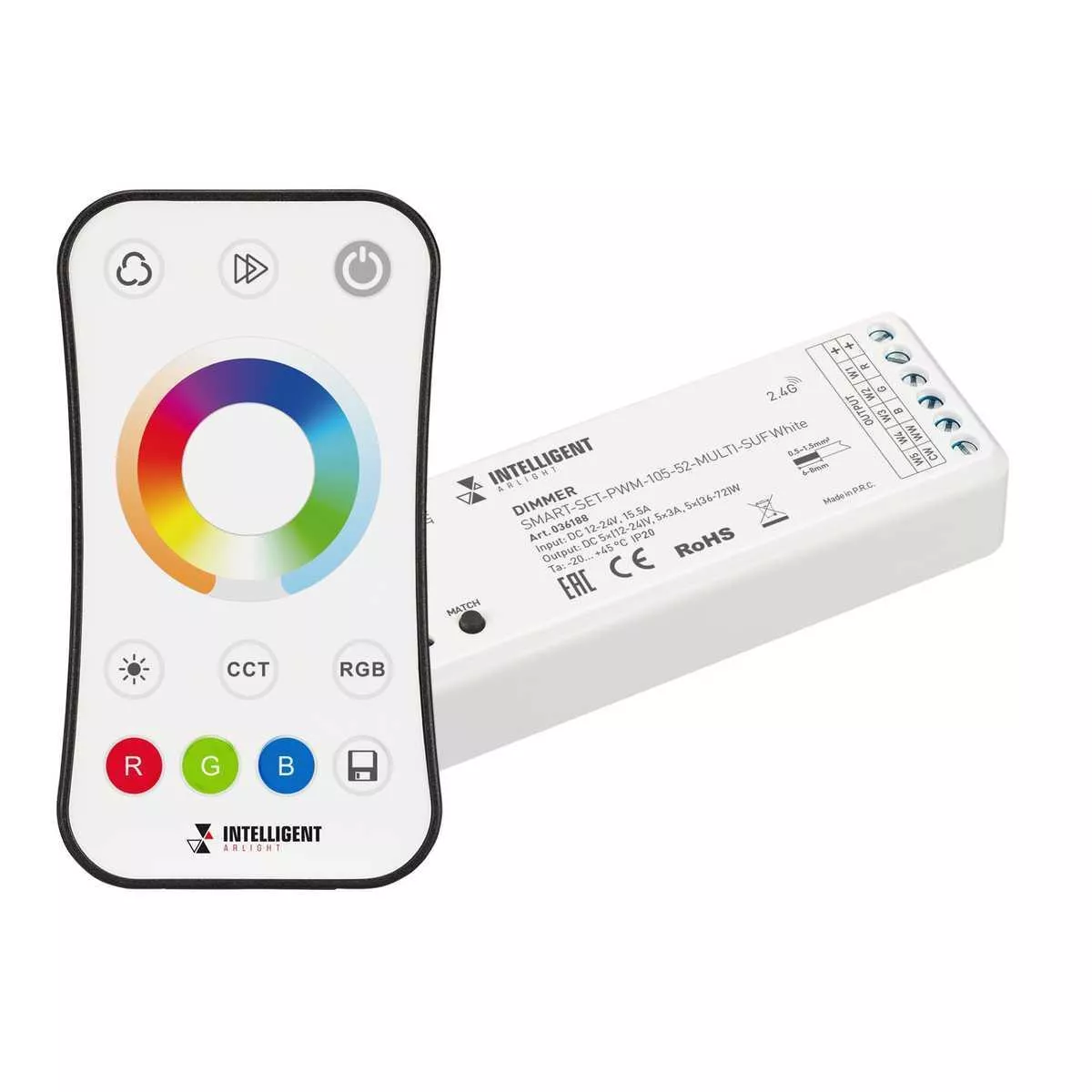 

Диммер Arlight Smart-Set-PWM-105-52-Multi-Suf White 036188