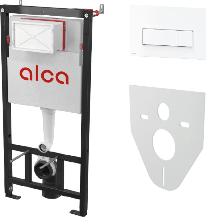 

Система инсталляции для унитазов AlcaPlast AM101/1120-4:1 RU M570-0001 с белой кнопкой смыва