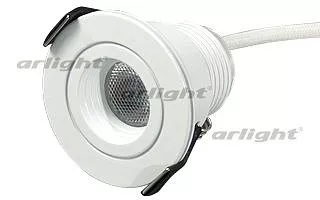Мебельный светодиодный светильник Arlight LTM-R45WH 3W Warm White 30deg 015398 - фото 1