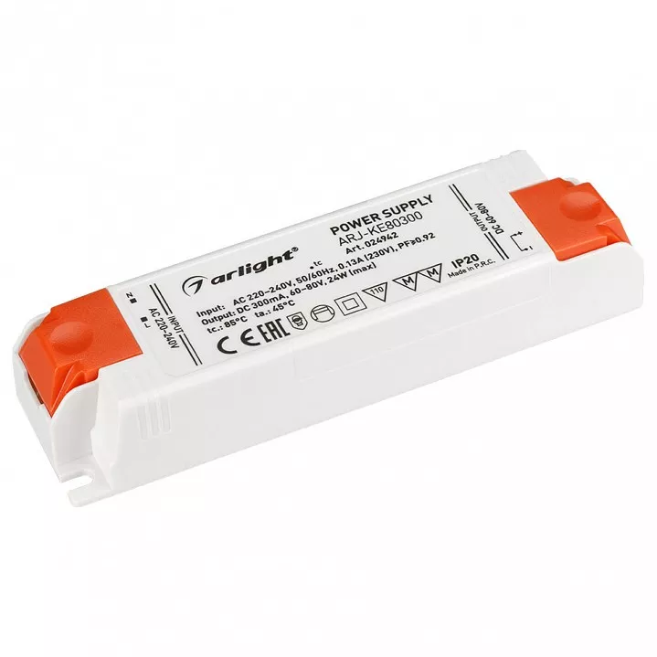 

Драйвер Arlight ARJ-KE80300 60-80V 24W IP20 0,3A 024942